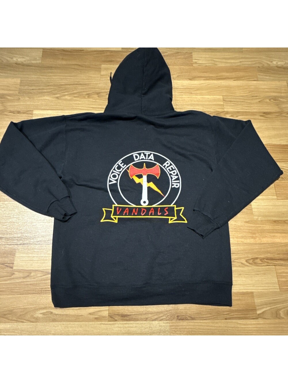 Rare Voice Data Repair Vandals VDR Telecom Employee Graphic Hoodie